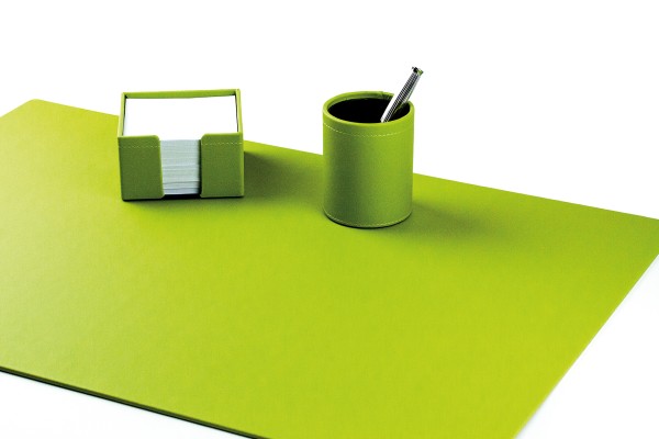 Schreibunterlage XXL ECO APPLE LEATHER Lederimitat grün