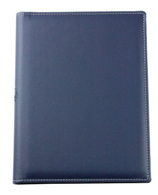 Schreibmappe DIN A5 ECO APPLE LEATHER Lederimitat dunkelblau