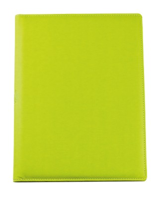 Schreibmappe DIN A4 ECO APPLE LEATHER Lederimitat grün