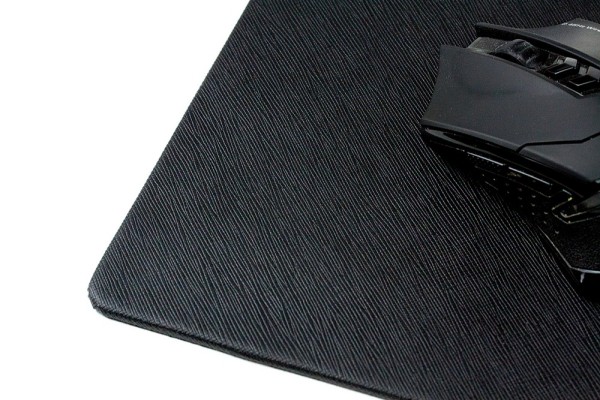 Mousepad SAFFIANO Lederimitat schwarz