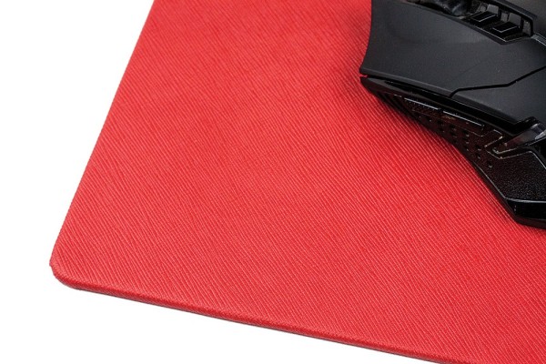 Mousepad SAFFIANO Lederimitat rot