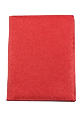 Schreibmappe DIN A5 SAFFIANO Lederimitat rot