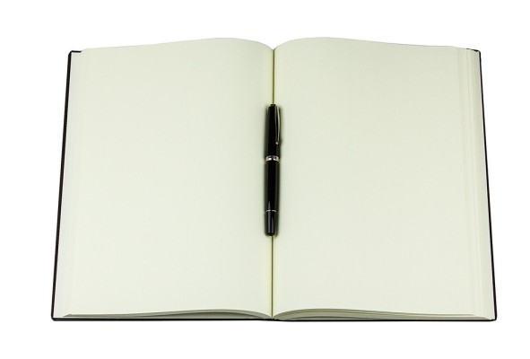 Notizbuch DIN A4 SAFFIANO Lederimitat rot