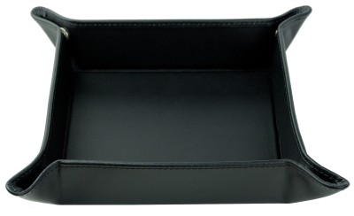Taschenleerer PREMIUM LEDER BOXCALF schwarz (glatt)