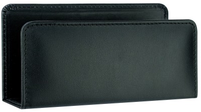 Briefständer PREMIUM LEDER BOXCALF schwarz (glatt)