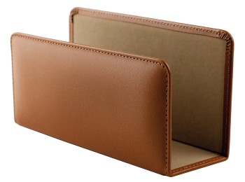 Briefständer PREMIUM LEDER BOXCALF cuoiobraun (glatt)