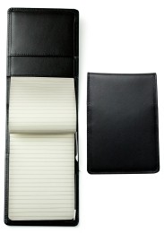 Notizblock Pocket Format | Echtleder | BOXCALF schwarz