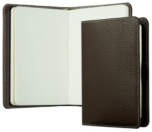 Notizbuch Pocket Format | Echtleder | SOFTGRAIN dunkelbraun