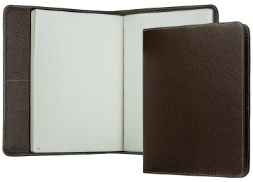 Notizbuch DIN B5+ | Echtleder | SOFTGRAIN dunkelbraun