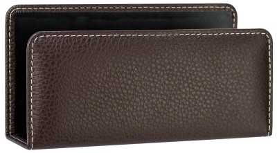 Briefständer PREMIUM LEDER SOFT GRAIN dunkelbraun (genarbt)