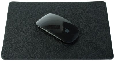 Mousepad PREMIUM LEDER SOFT GRAIN schwarz (genarbt)