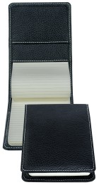 Notizblock Pocket Format | Echtleder | SOFTGRAIN schwarz