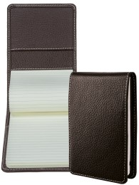 Notizblock Pocket Format | Echtleder | SOFTGRAIN dunkelbraun