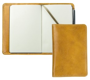 Notizbuch Pocket Format | Echtleder | VINTAGE hellbraun