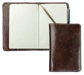 Notizbuch Pocket Format | Echtleder | VINTAGE dunkelbraun