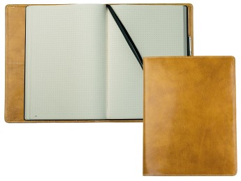 Notizbuch DIN B5+ | Echtleder | VINTAGE hellbraun