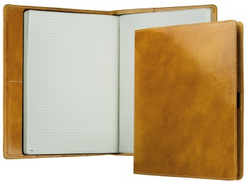 Notizbuch DIN B5+ | Echtleder | VINTAGE hellbraun