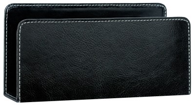 Briefständer PREMIUM LEDER VINTAGE schwarz