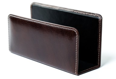 Briefständer PREMIUM LEDER VINTAGE marrone