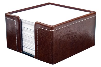 Zettelkasten PREMIUM LEDER VINTAGE marrone