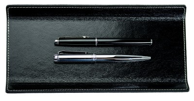 Federschale PREMIUM LEDER VINTAGE schwarz