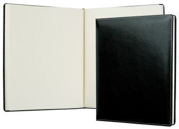 Gästebuch (gebunden) | Echtleder | VINTAGE schwarz
