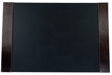 Schreibunterlage mit 2 Seitenleisten PREMIUM LEDER VINTAGE Anilin marronebraun