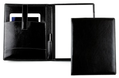 Schreibmappe DIN A4 PREMIUM LEDER VINTAGE schwarz