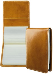 Notizblock Pocket Format | Echtleder | VINTAGE hellbraun