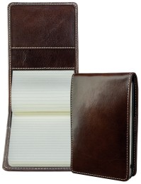 Notizblock Pocket Format | Echtleder | VINTAGE dunkelbraun