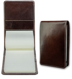 Notizblock Pocket Format | Echtleder | VINTAGE dunkelbraun