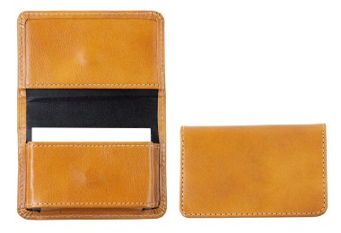 Visitenkartenetui XXL mit Magnetverschluß PREMIUM LEDER VINTAGE cuoiobraun