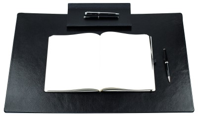 Schreibunterlage XXL 65x45 PREMIUM LEDER VINTAGE schwarz