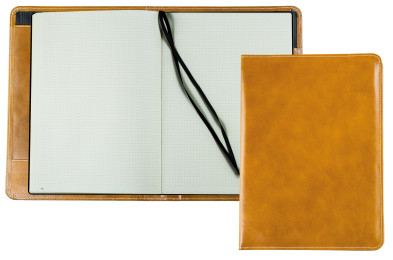 Notizbuch DIN A4+ | Echtleder | VINTAGE hellbraun