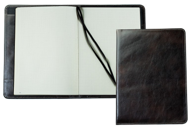 Notizbuch DIN A4+ | Echtleder | VINTAGE dunkelbraun