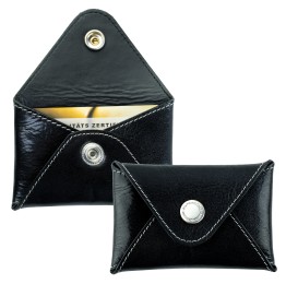 Night Out Wallet / Mini Börse / Kartenetui PREMIUM LEDER VINTAGE schwarz