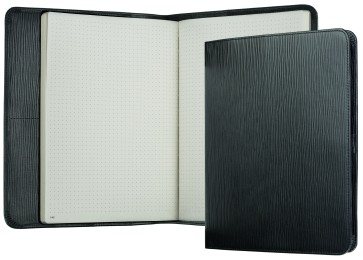 Notizbuch DIN B5+ | Echtleder | PAGLIA schwarz