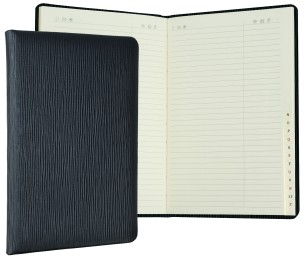 Adressbuch DIN A5 (gebunden) | Echtleder | PAGLIA schwarz