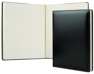 Gästebuch (gebunden) | Echtleder | CAMBRIDGE schwarz