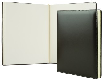 Gästebuch (gebunden) | Echtleder | CAMBRIDGE dunkelbraun