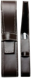 Schreibgeräteetui UNO CAMBRIDGE Top Grain Leder dunkelbraun
