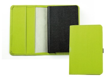 Pocket Notizbuch Lederimitat ECO APPLE LEATHER grün