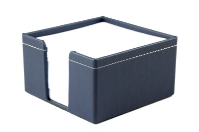 Zettelkasten ECO APPLE LEATHER Lederimitat dunkelblau