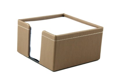 Zettelkasten ECO APPLE LEATHER Lederimitat braun
