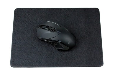 Mousepad SAFFIANO Lederimitat schwarz