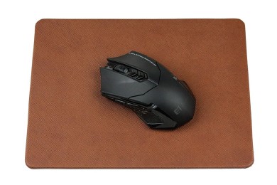 Mousepad SAFFIANO Lederimitat braun