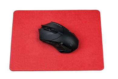 Mousepad SAFFIANO Lederimitat rot